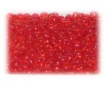 6/0 Red Transparent Glass Seed Beads, 1 oz. bag 6/0 Red Transparent Glass Seed Beads, 1 oz. bag