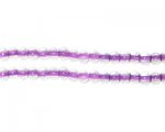 4mm Purple Inside-Color Glass Bead, approx. 102 beads 4mm Purple Inside-Color Glass Bead, approx. 102 beads