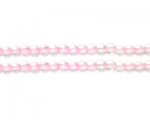 4mm Pink Inside-Color Glass Bead, approx. 102 beads 4mm Pink Inside-Color Glass Bead, approx. 102 beads