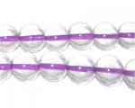 12mm Purple Inside-Color Glass Bead, approx. 18 beads 12mm Purple Inside-Color Glass Bead, approx. 18 beads