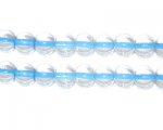 8mm Turquoise Inside-Color Glass Bead, approx. 56 beads 8mm Turquoise Inside-Color Glass Bead, approx. 56 beads