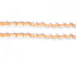 6mm Apricot Inside-Color Glass Bead, approx. 76 beads 6mm Apricot Inside-Color Glass Bead, approx. 76 beads