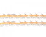 8mm Apricot Inside-Color Glass Bead, approx. 56 beads 8mm Apricot Inside-Color Glass Bead, approx. 56 beads
