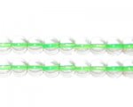8mm Green Inside-Color Glass Bead, approx. 56 beads 8mm Green Inside-Color Glass Bead, approx. 56 beads