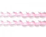 8mm Pink Inside-Color Glass Bead, approx. 56 beads 8mm Pink Inside-Color Glass Bead, approx. 56 beads