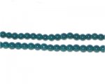 4mm Teal Team and School Glass Bead, approx. 102 beads 4mm Teal Team and School Glass Bead, approx. 102 beads