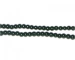 4mm Forest Green Team and School Glass Bead, approx. 102 beads