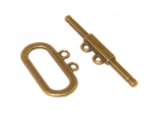 20 x 12mm Bronze Toggle Clasp - 2 clasps