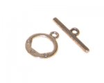 16 x 14mm Antique Silver Toggle Clasp 16 x 14mm Antique Silver Toggle Clasp