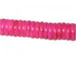 12mm Dark Fuchsia Heishi Beads - 2.5" string 12mm Dark Fuchsia Heishi Beads - 2.5" string