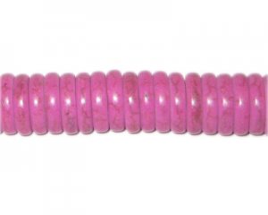 12mm Dark Violet Heishi Beads - 2.5" string