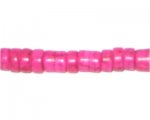 8mm Fuchsia Heishi Beads - 3.25" string 8mm Fuchsia Heishi Beads - 3.25" string