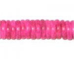 12mm Fuchsia Heishi Beads - 2.5" string 12mm Fuchsia Heishi Beads - 2.5" string
