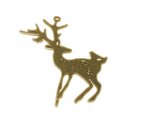 30 x 60mm Gold Reindeer Ornament 30 x 60mm Gold Reindeer Ornament