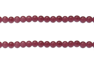6mm Iris Jade-Style Glass Bead, approx. 73 beads
