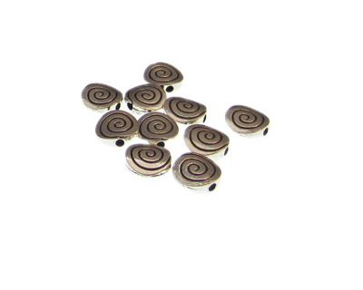(image for) 10 x 3mm Silver Metal Spacer Bead, 10 beads - Click Image to Close