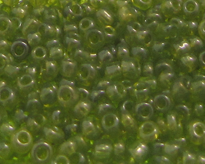 11/0 Apple Green Luster Glass Seed Beads, 1oz. bag