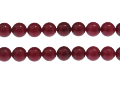 10mm Red Gemstone Bead, approx. 20 beads