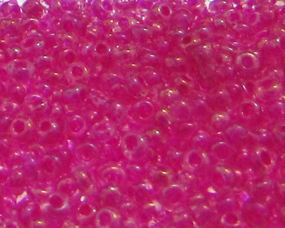 11/0 Hot Pink Luster Glass Seed Beads, 1oz. bag