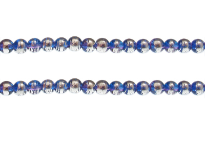 (image for) 6mm Starry Sky Abstract Glass Bead, approx. 45 beads - Click Image to Close