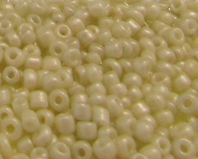 11/0 Eggshell Opaque Glass Seed Beads, 1oz. bag