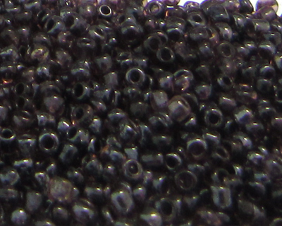 (image for) 11/0 Dark Plum Transparent Glass Seed Bead, 1oz. Bag - Click Image to Close