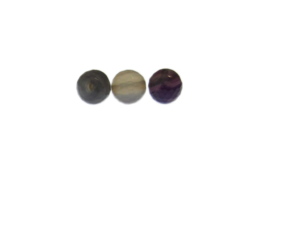 8mm Amethyst Faceted Gemstone Bead, 3 beads