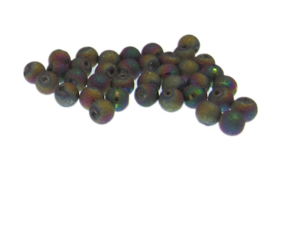 Approx. 1oz. x 6mm Luster Druzy-Style Glass Bead