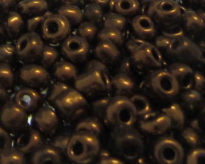 (image for) 6/0 Antique Gold Metallic Glass Seed Bead, 1oz. Bag