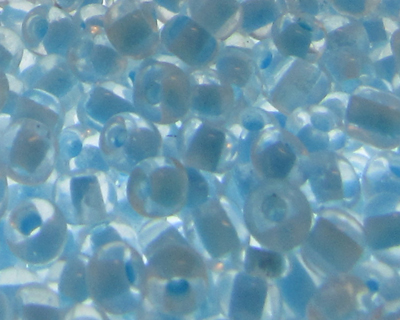 6/0 Light Blue Inside-Color Glass Seed Bead, 1oz. Bag