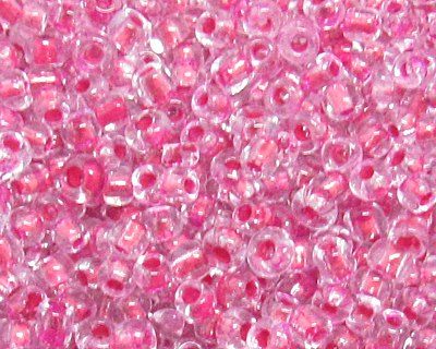 (image for) 11/0 Red Inside-Color Glass Seed Bead, 1oz. bag - Click Image to Close