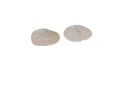 (image for) 20mm Rose Quartz Gemstone Heart Bead, 2 beads