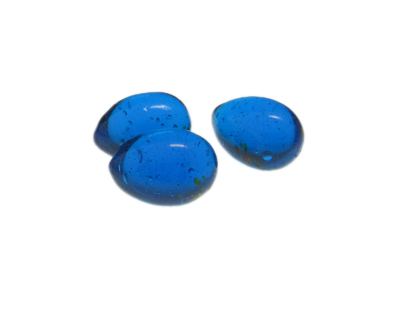 24 x 18mm Turquoise Lampwork Egg Glass Bead, 1 bead, NO Hole 24 x 18mm Turquoise Lampwork Egg Glass Bead, 1 bead, NO Hole