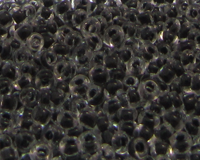 11/0 Black Inside-Color Glass Seed Beads, 1oz. bag