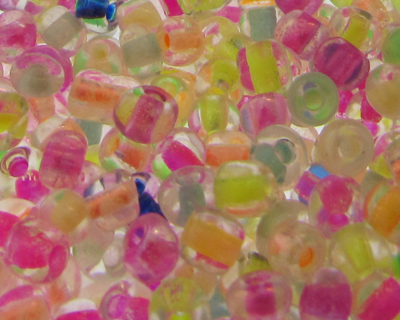 6/0 Inside-Color Glass Bead Mix, 1oz. bag