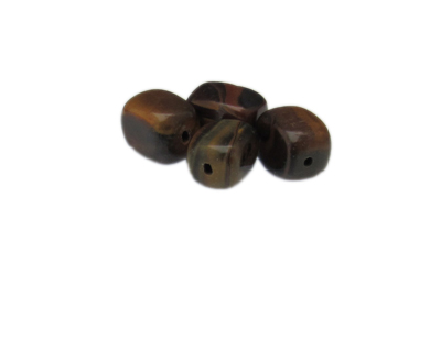 14 x 10mm Tiger's Eye Gemstone Bead, 4 beads