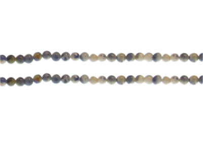 4mm Sodalite Gemstone Bead, approx. 43 beads