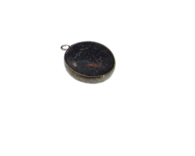 (image for) 20mm Lapis Silver Gemstone Pendant