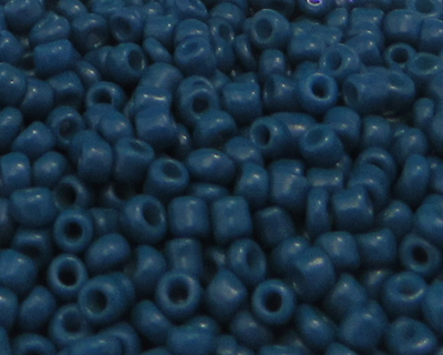 11/0 Petrol Blue Opaque Glass Seed Beads, 1oz. bag