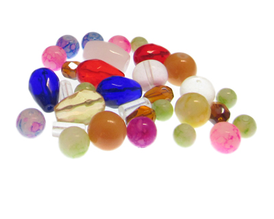 (image for) Approx. 1oz. Fun Designer Glass Bead Mix - Click Image to Close