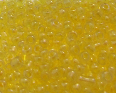 11/0 Yellow Ceylon Glass Seed Bead, 1oz. Bag