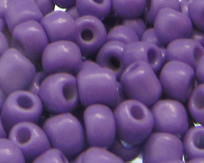 6/0 Light Purple Opaque Glass Seed Bead, 1oz. Bag
