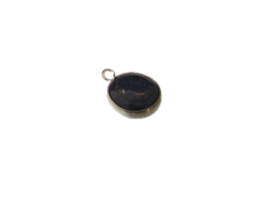 (image for) 14mm Lapis Silver Gemstone Pendant