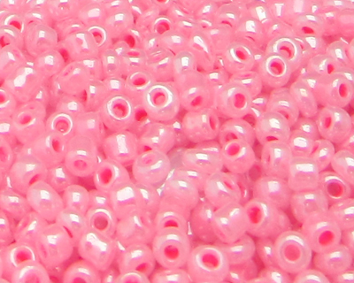 11/0 Baby Pink Ceylon Glass Seed Bead, 1oz. Bag