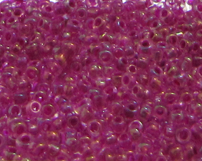 11/0 Fuchsia Luster Glass Seed Beads, 1oz. bag