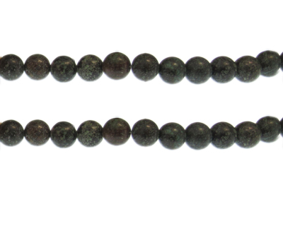 (image for) 8mm Gray/Green Gemstone Bead, approx. 23 beads - Click Image to Close