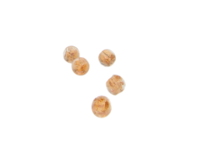 6mm Gold Splatter Lampwork Glass Bead, 5 beads 6mm Gold Splatter Lampwork Glass Bead, 5 beads