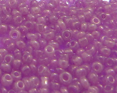 11/0 Pale Lilac Ceylon Glass Seed Beads, 1oz. bag