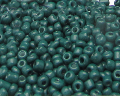 (image for) 11/0 Teal Opaque Glass Seed Bead, 1oz. Bag