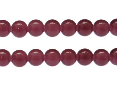 12mm Iris Jade-Style Glass Bead, approx. 18 beads